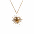 Sacred Flame Charm Necklace - Gold - VSA Designs