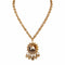 A$AP Chain 20" with Tribal Medallion - Gold