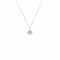 Sacred Heart Logo Charm Necklace - Silver