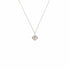 Sacred Heart Logo Charm Necklace - Silver