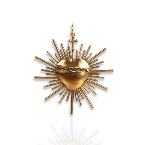 Sacred Flame Charm - Gold