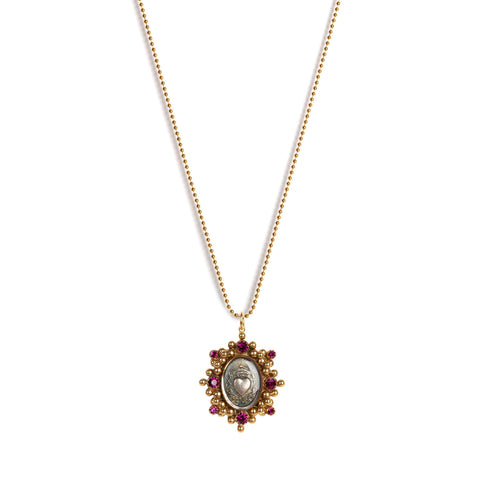 Heart Of Hope Charm Necklace - Gold