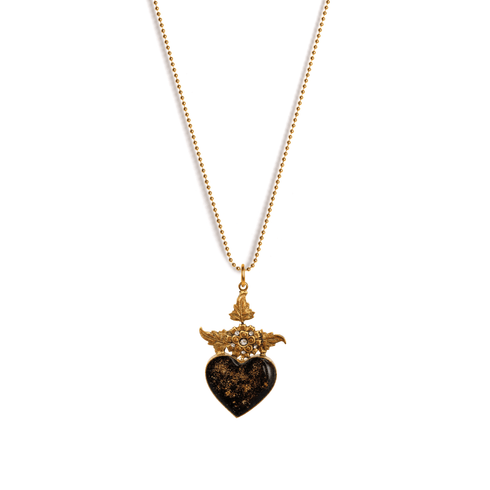 Daisy in Love Charm Necklace - Gold