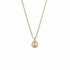 Bourne Again Wild Note Charm Necklace - Gold
