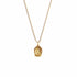 Love My Guadalupe Rose Charm Necklace - Gold