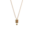 Retablo Frida Charm Necklace - Gold