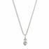Sacred Heart sVa Mini Charm Necklace - Silver