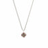 Little Pink Blessing Charm Necklace - Silver