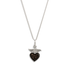 Daisy in Love Charm Necklace - Silver