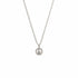 Bourne Again Wild Note Charm Necklace - Silver