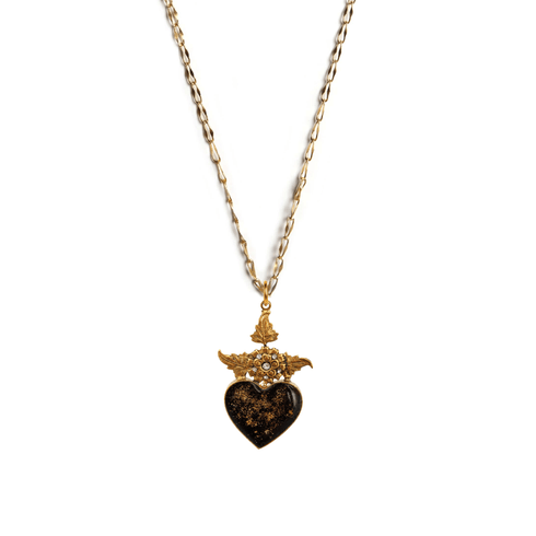 Daisy in Love Charm Necklace - Gold