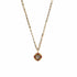 Little Pink Blessing Charm Necklace - Gold