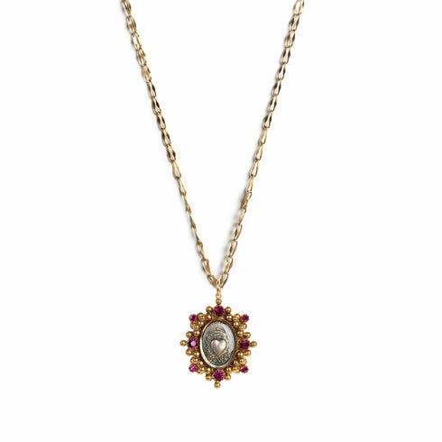Heart Of Hope Charm Necklace - Gold