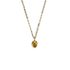 Bourne Again Poison Heart Charm Necklace - Gold