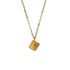 Bourne Again Prayer Charm Necklace - Gold