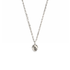 Bourne Again Poison Heart Charm Necklace - Silver