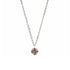Little Pink Blessing Charm Necklace - Silver