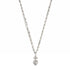 Sacred Heart sVa Mini Charm Necklace - Silver
