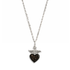 Daisy in Love Charm Necklace - Silver