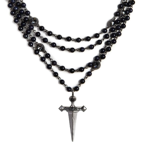 Magdalena - 6mm Semi-Precious Blue Goldstone All Medallions