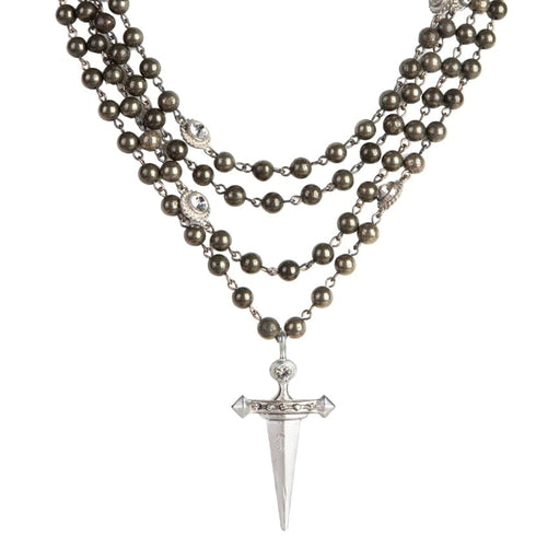 Magdalena - 6mm Semi-Precious Pyrite All Medallions