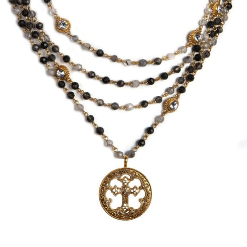 Magdalena - 6mm Semi-Precious Rutilated Quartz All Medallions