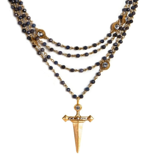 Magdalena - 4mm Precious Grey Blue Sapphire All Medallions