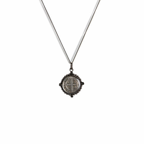 Bespoke San Benito Charm Necklace Gunmetal