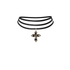 Leather Lariat Black - Silver