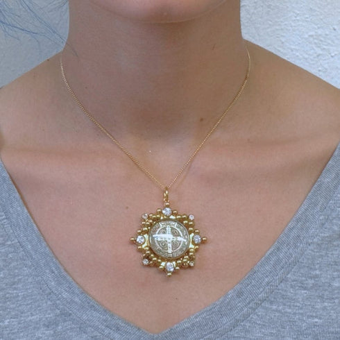 Cloister San Benito Charm Necklace - VSA Designs