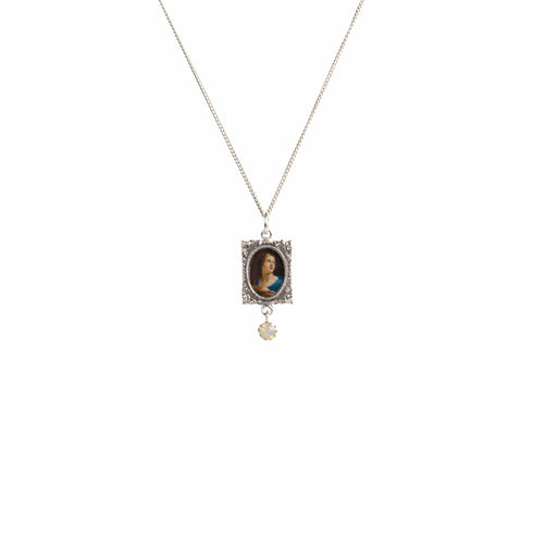 Retablo St Agatha Charm Necklace