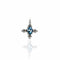 Ice Cross Charm - Silver - VSA Designs