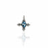Ice Cross Charm - Silver - VSA Designs