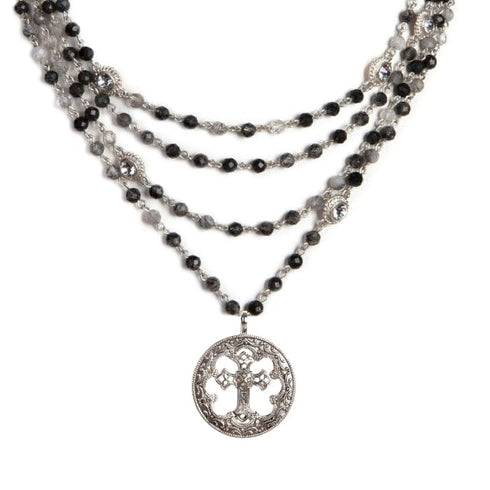 Magdalena - 6mm Semi-Precious Rutilated Quartz All Medallions