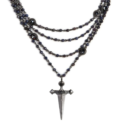 Magdalena - 4mm Precious Grey Blue Sapphire All Medallions