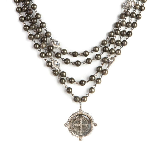 Magdalena - 6mm Semi-Precious Pyrite All Medallions