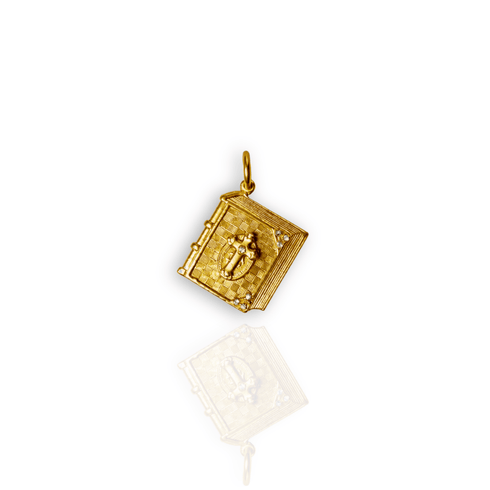 Bourne Again Prayer Charm - Gold