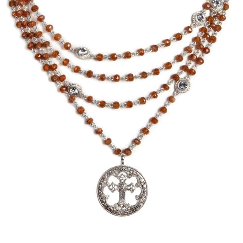 Magdalena - 6mm Semi-Precious Bati Hessonite All Medallions