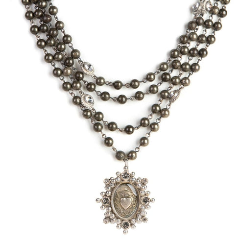 Magdalena - 6mm Semi-Precious Pyrite All Medallions