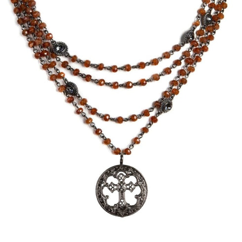 Magdalena - 6mm Semi-Precious Bati Hessonite All Medallions