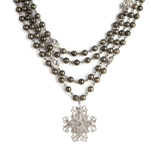 Magdalena - 6mm Semi-Precious Pyrite All Medallions