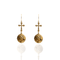 Daisy Darling Cross Earrings - Gold