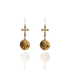 Daisy Darling Cross Earrings - Gold