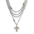 Bourne Again Magdalena With Rebel Cross Silver - Silver