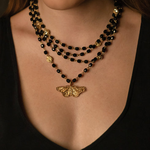 Magdalena - 4mm Precious Grey Blue Sapphire All Medallions