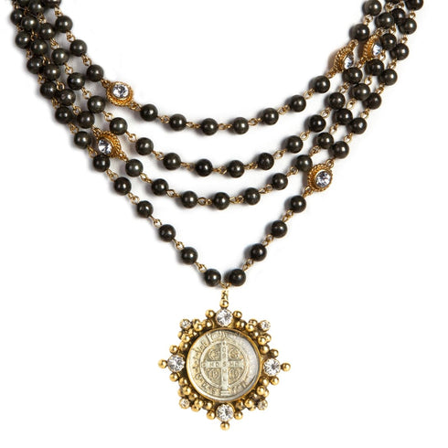 Magdalena - 6mm Semi-Precious Pyrite All Medallions