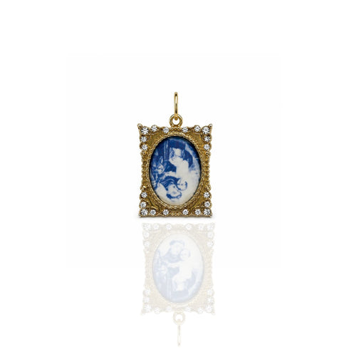 Retablo "Find Me A Match" Charm - Gold