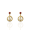 Bourne Again Wild Note Earrings - Gold