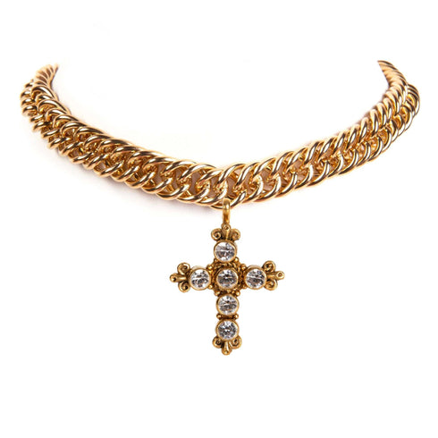 Iconic Chain Choker with All Medallions - Gold