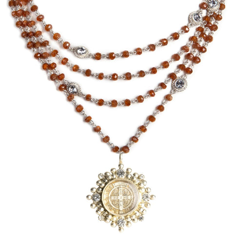 Magdalena - 6mm Semi-Precious Bati Hessonite All Medallions